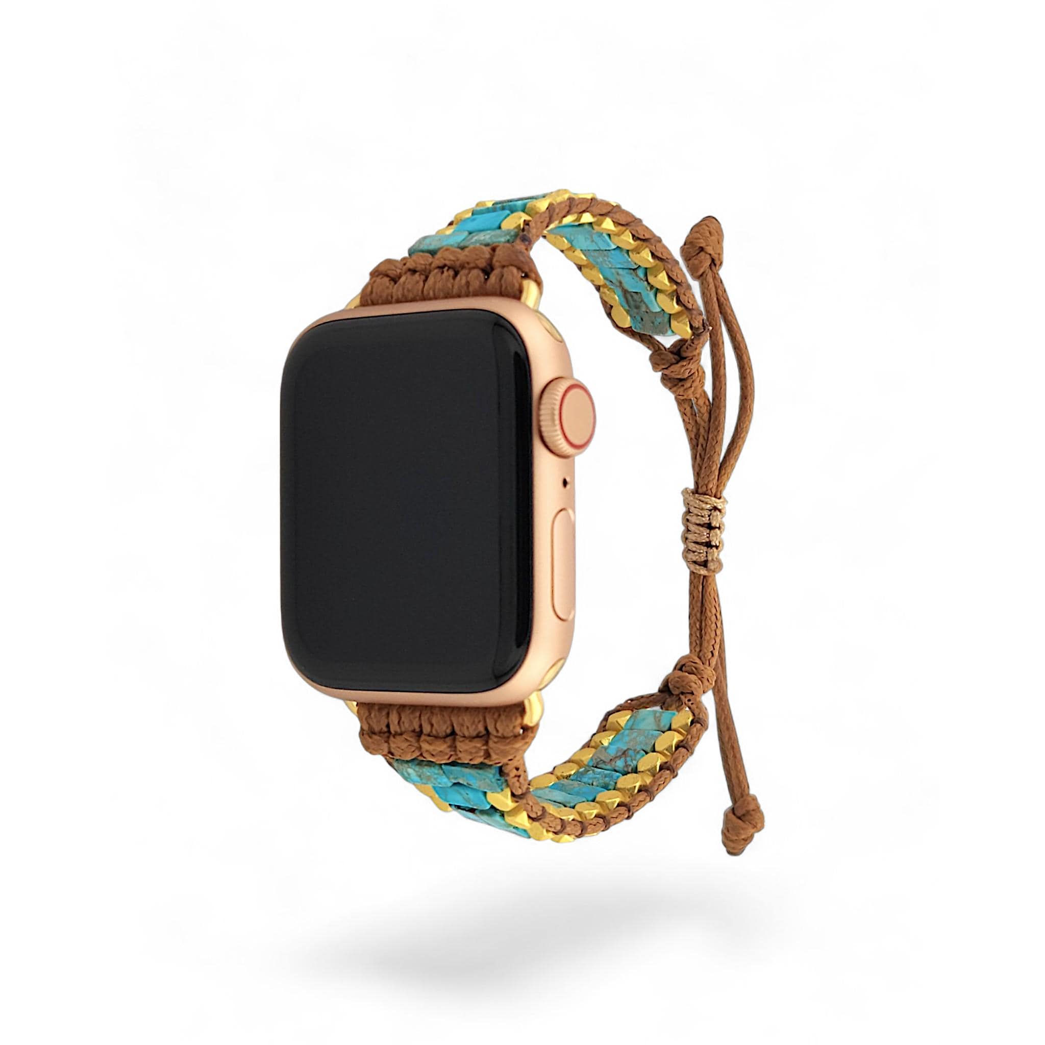 Correa Boho Turquesa para Apple Watch: Correa artesanal con