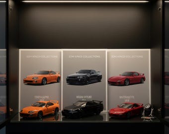 Paquete de gráficos para coches JDM / Paquete de imágenes prediseñadas de arte vectorial JDM y vectores automotrices