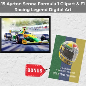 15 Ayrton Senna F1 Posters | Formula 1 Wall Art | Vintage F1 Prints , High-Resolution Senna Art in Png, JPG, SVG & PDF Formats