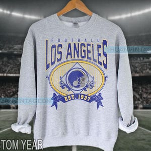 Los Angeles Football sweatshirt crewneck tshirt, Los Angeles Football Fan Tee, Retro Football t-shirt, Weekend Gameday Tee