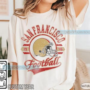Vintage San Francisco Football shirt, San Francisco Football Fan Tee, Retro Football Season Tee 2025, American Football Graphic Top
