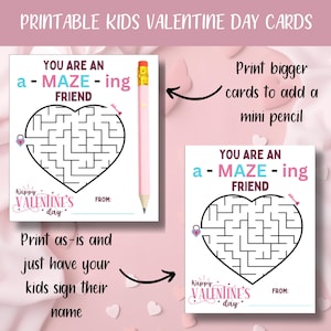 You&#39;re Amazing Valentine Card | Kids Valentine | Printable Valentine | Non-Candy Valentine | Valentines Day