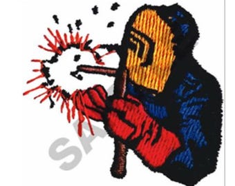 welder machine embroidery design welder embroidery file instant download