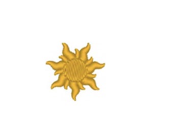 Sun embroidery file sun machine design instant download digital file