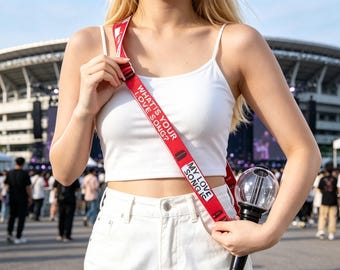 Kpop Lightstick Strap Light Stick Lanyard Holder Concert Tour Strap