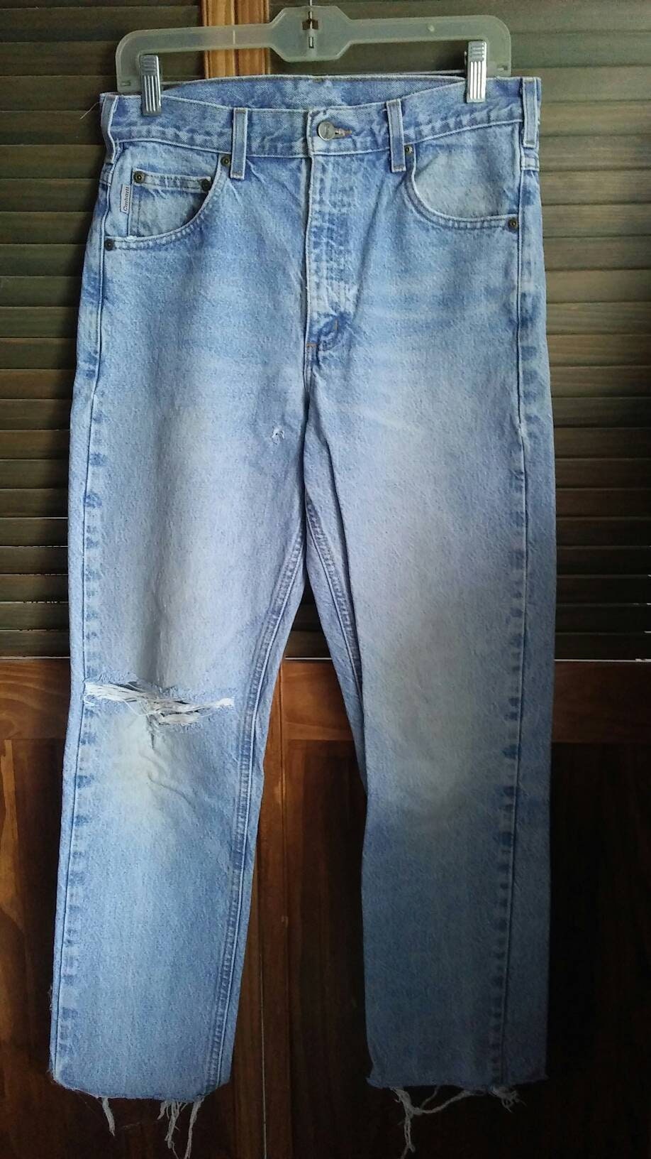 Vintage 90s high waisted carhartt jeans sz 31 naturally | Etsy
