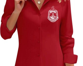 Embroidered Delta Sigma Theta  Shirt