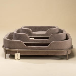 Modern soft pet bed, cat bed furniture, pet furniture, luxury pet bed, raised pet bed, stylish pet bed, dog gifts, cat gifts, pet lover gift
