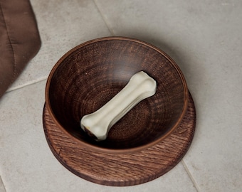 Cuenco de cerámica rústica para mascotas, comedero para comida, cuenco para comida para gatos, comedero de un solo cuenco, cuenco de cerámica para gatos, regalo para amantes de los perros, regalo para cachorros nuevos