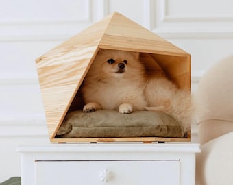 Indoor cat and dog house, cat house indoor, cat bed furniture, minimalist pet bed, modern pet furniture, luxury pet furniture,new puppy gift