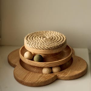 Tiragraffi in legno per gatti, tiragraffi, palo tiragraffi per gatti, tiragraffi alto per gatti, regalo per amanti dei gatti, regalo per proprietari di gatti, regalo per gatti