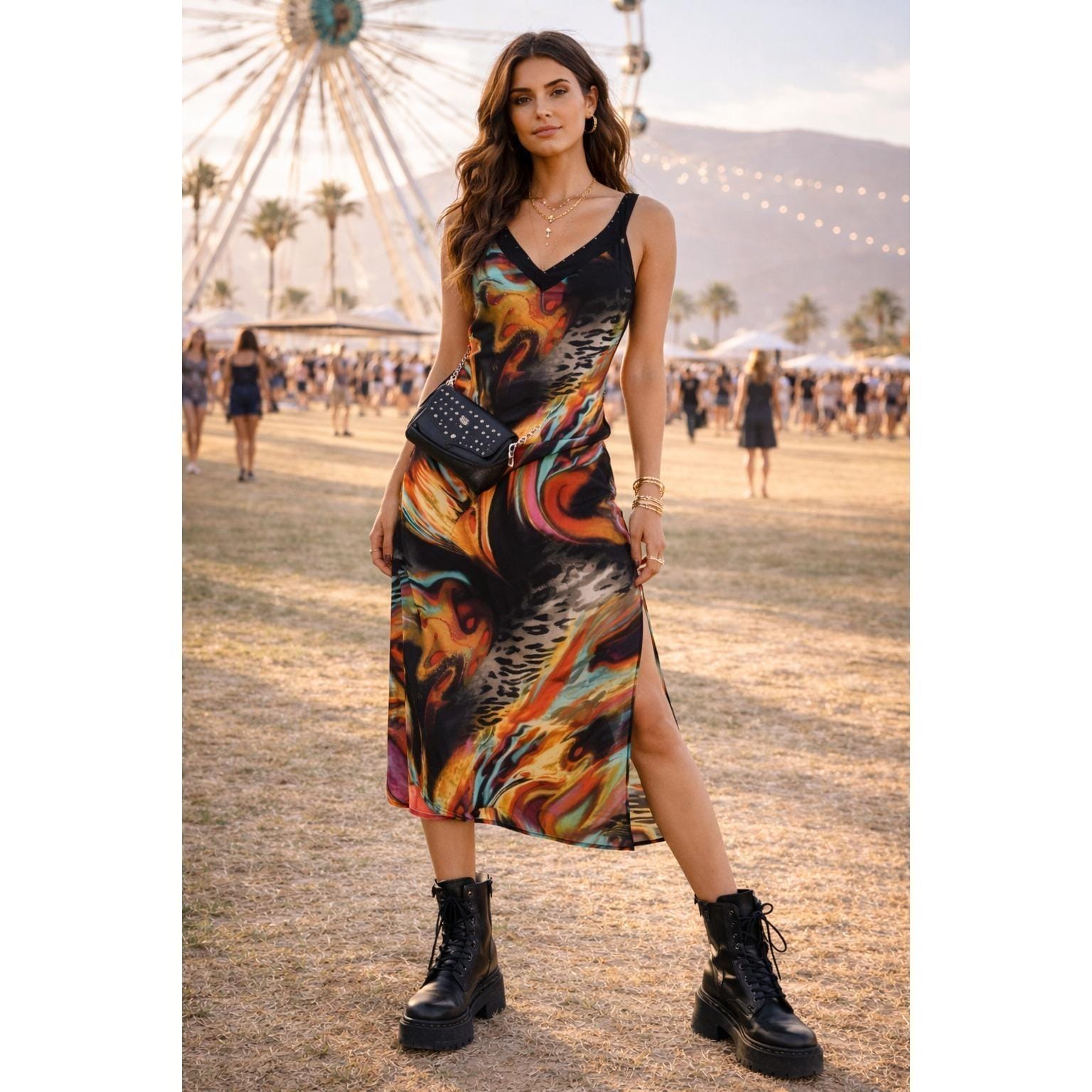alternative fashion dresses Gothic Flared Sleeves Hooded Black Mini Short Dress main image 0