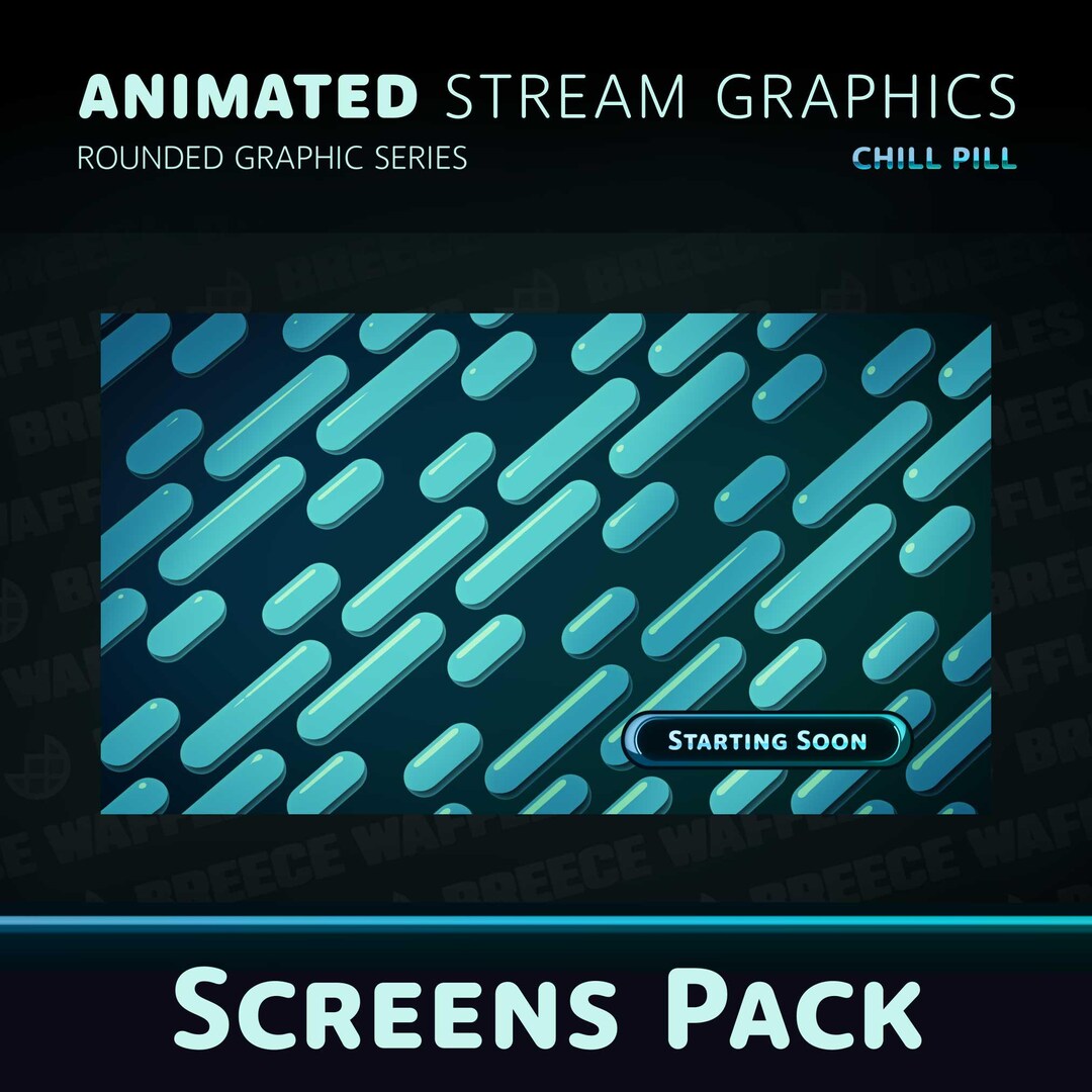 Graphics For Screen Screens Pack Stream Package for TWITCH, YOUTUBE Rounded Graphic ...