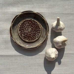 Ceramic Garlic Grater in Sand