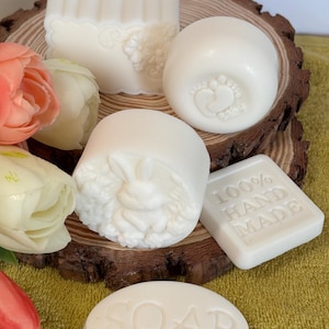 Gentle Goat Milk Baby Soap: Unscented Calendula Soap, Sensitive Skin