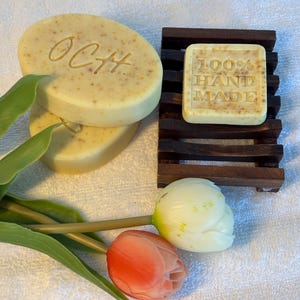Natürliche Orangenschalenseife,Hanföl Seife,115g,Orangenseife,Seife für alle Hauttypen,Sea Butter Seife,Kaolin Tonerde Seife,Honig Seife,Vatertags Geschenkseife