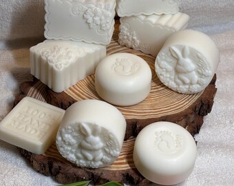 Gentle Calendula Baby Soap: Handmade | Organic | Fragrance Free | Sensitive Skin (2 ct)
