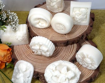 Unscented Tallow Baby Soap: Natural Calendula, Gentle Cleansing, Organic Baby Shower Present