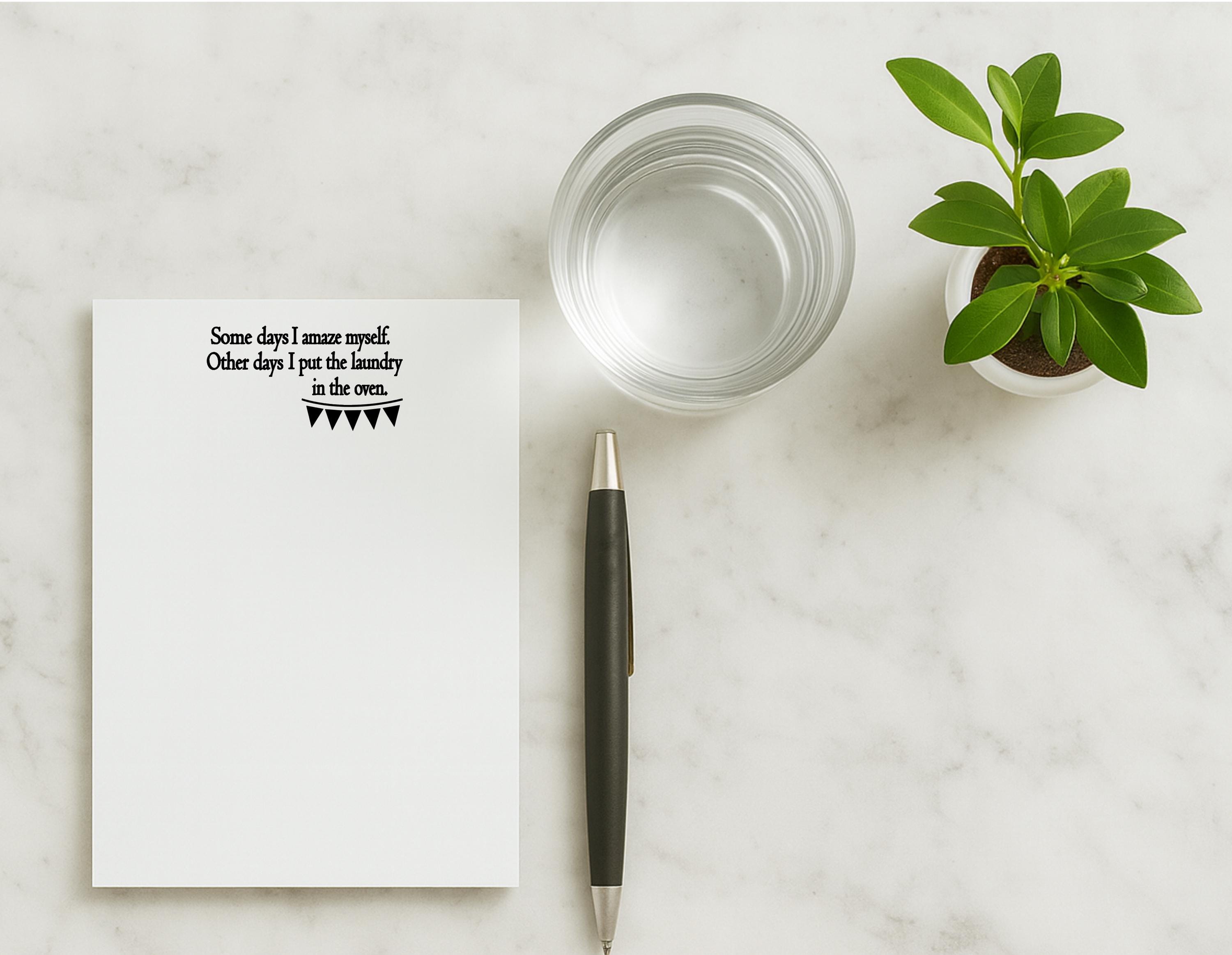 Fun Message Pads Funny Pad of Paper – Humorous Sayings, Stocking Stuffer, Co-worker Gift ...