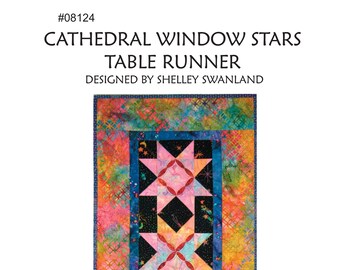 Cathedral Window Stars Digital Pattern