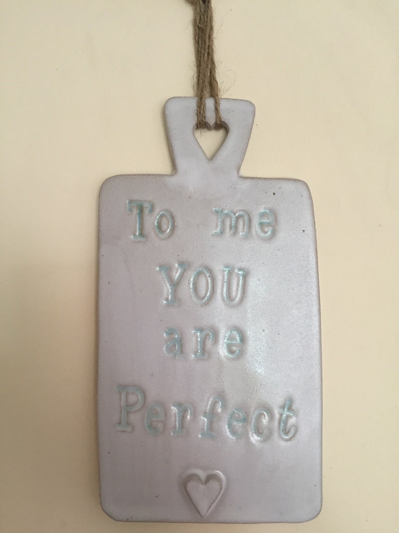 Clay Board, Ceramic Novelty Hanging Plaque, Home Decor, Gift Idea