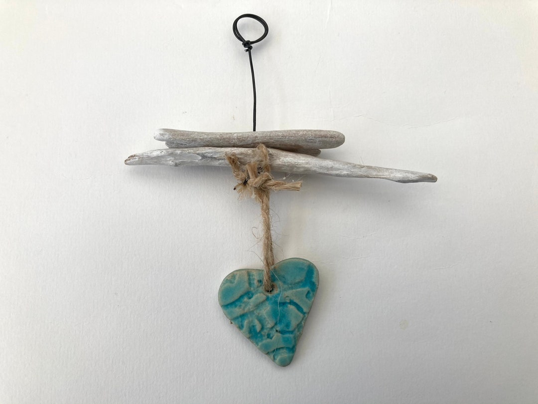 DRIFTWOOD WALL HANGER Clay Charm Driftwood Hanger Gift Etsy UK