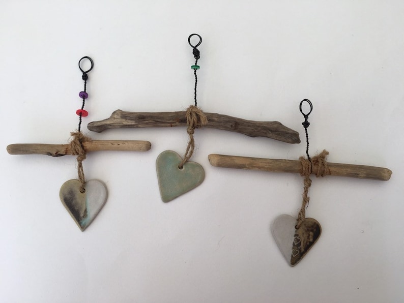 Driftwood Wall Hanger, Gift Idea, Pottery, Ceramics, Home Decor
