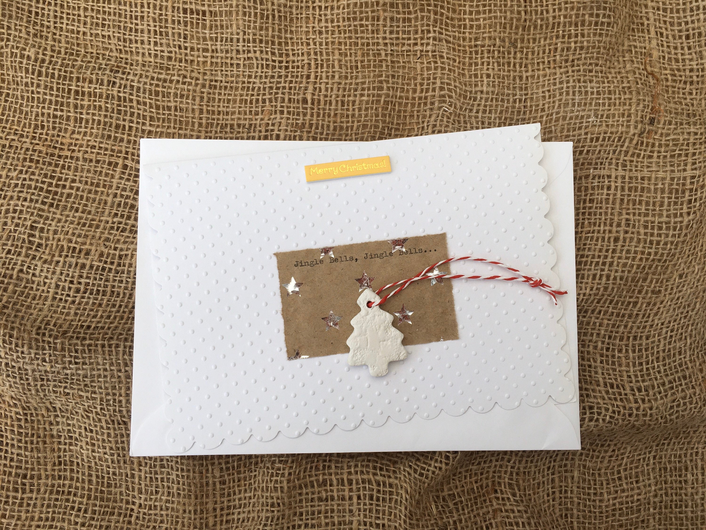 Hand made christmas card christmas decoration handmade card | Etsy