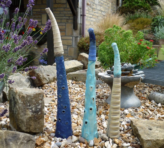 Ceramic Sculptures Garden Ornaments Indoor Outdoor Art Home Decor Handmade One Off Pieces Ceramic Sculptures Garden, Ceramic Garden Art Sculptures