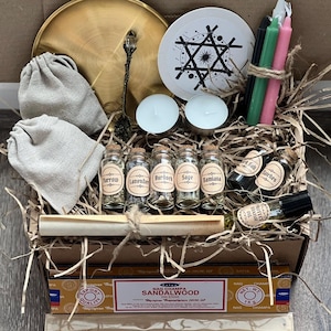 Witchcraft Starter Kit • Apothecary Kit • Beginner Witch Kit • Baby Witch Kit • Wiccan Supplies • Pagan Supplies