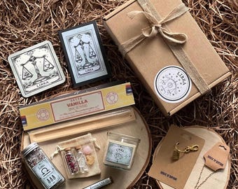 Libra Gift Box • Zodiac Gift Box • Astrology • Libra • Star Sign Gift Box • Spa Gift Box • Libra Candle • Self Care Gift Box • Libra Gift •
