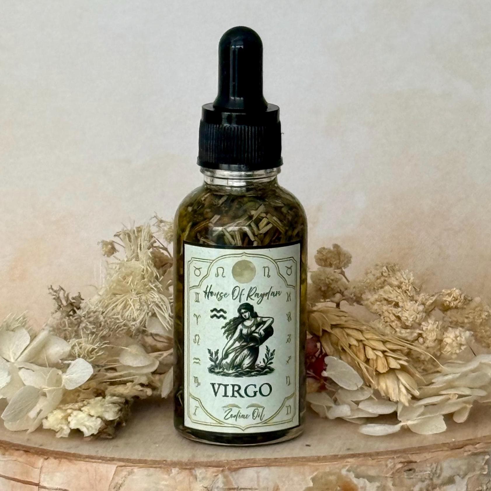 30ml Virgo Zodiac Spell Oil | Ritual Oil for Witchcraft and Astrology Magic  | Spiritual Anointing Oil, Zodiac Ritual Blend and Witchy Gift
