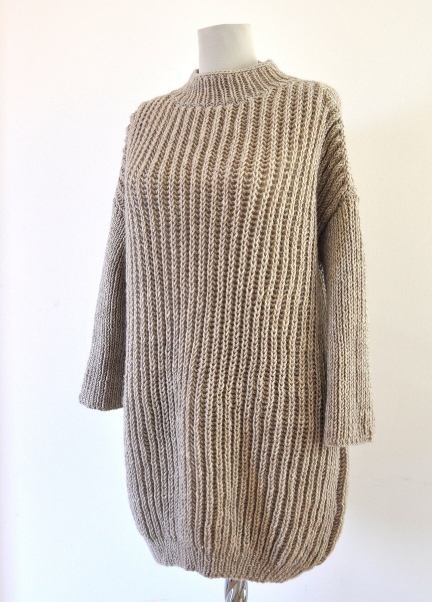 Chunky knit shop tunic sweater