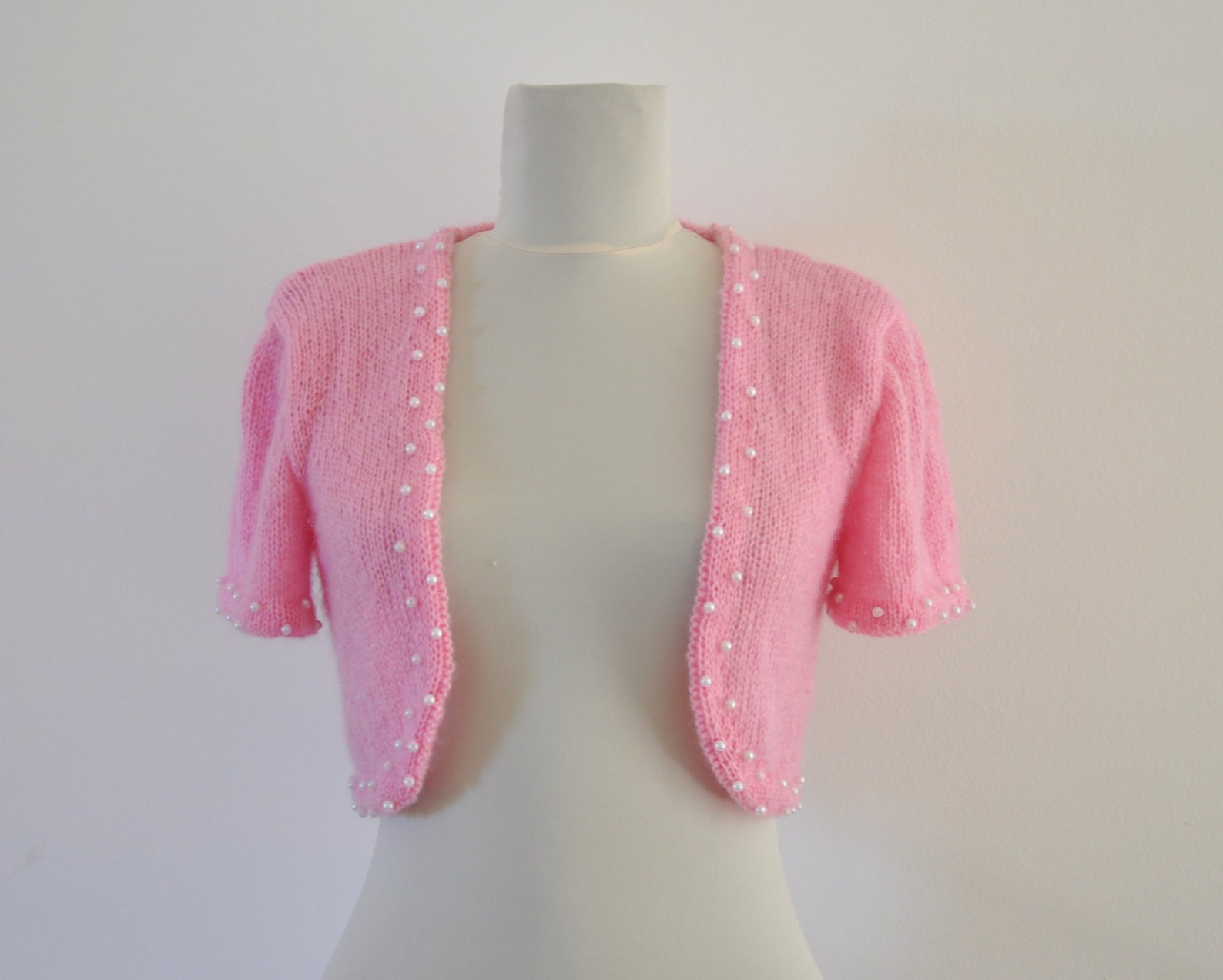 Exclusive Pink Beaded Shrug Bolero Bridal Shrug Wedding Jacket Etsy