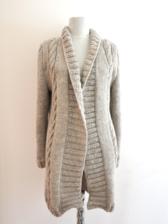 long oversized cardigan
