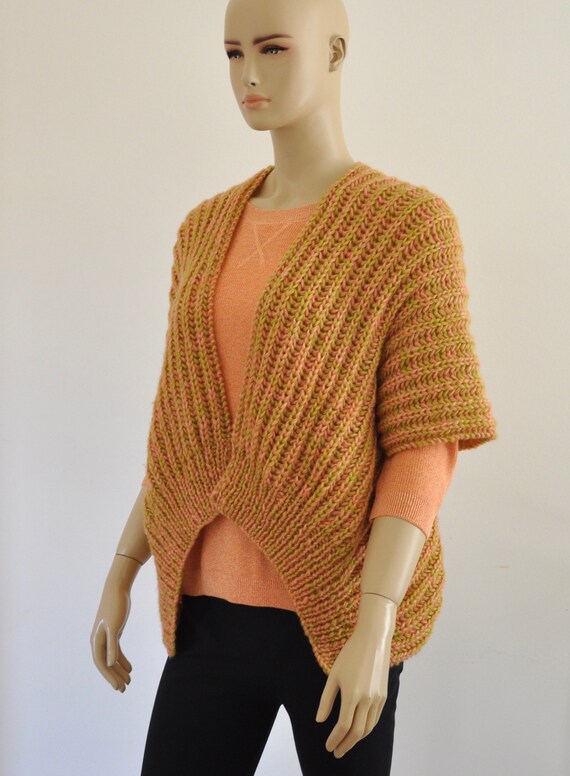 chunky wrap sweater