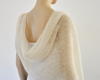 Romantischer Hochzeitsschal, Brautschal, Hochzeitsschal, Brautschal, schick, elegant