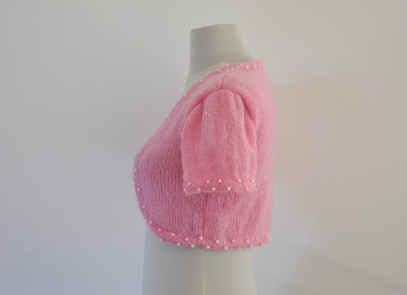 Exclusive Pink Beaded Shrug Bolero Bridal Shrug Wedding Jacket Etsy