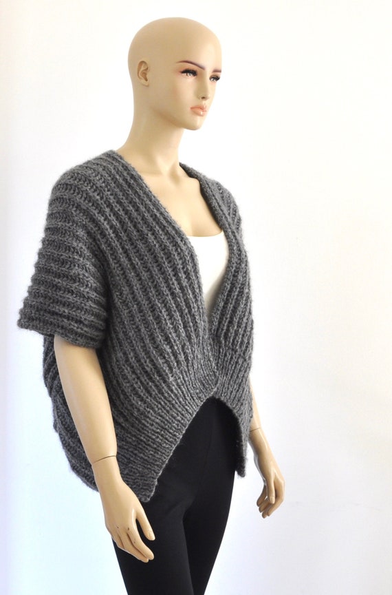 chunky wrap sweater