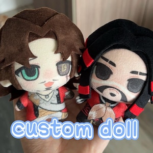 Custom 10cm Cute Felt Dolls, Custom 10cm Dolls Based on Pictures, Custom Nui doll, Mini Cute Dolls