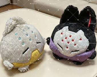 Bonecos de Pelúcia RAMATTRA e ZENYATTA de 10 cm - Pelúcias de Overwatch, Pré-venda