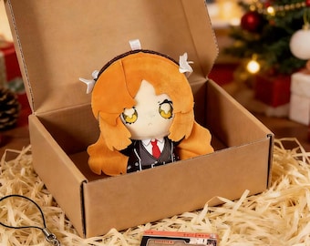 Caixa de Presente Ishmael, Pelúcia de 10 cm, Item Colecionável de Jogo, Brinquedos Chibi de Anime
