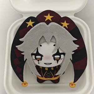 Pierrot 10cm Handmade Plush Doll – The Freak Circus Edition