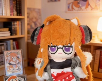 Sakura Futaba Gift Box,23cm Hand Puppet+Pins+stickers，Collectible Game Merch ，Inspiration Fans Plush