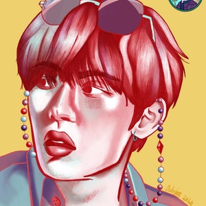 Stray Kids Lee Know fan print (no logo)