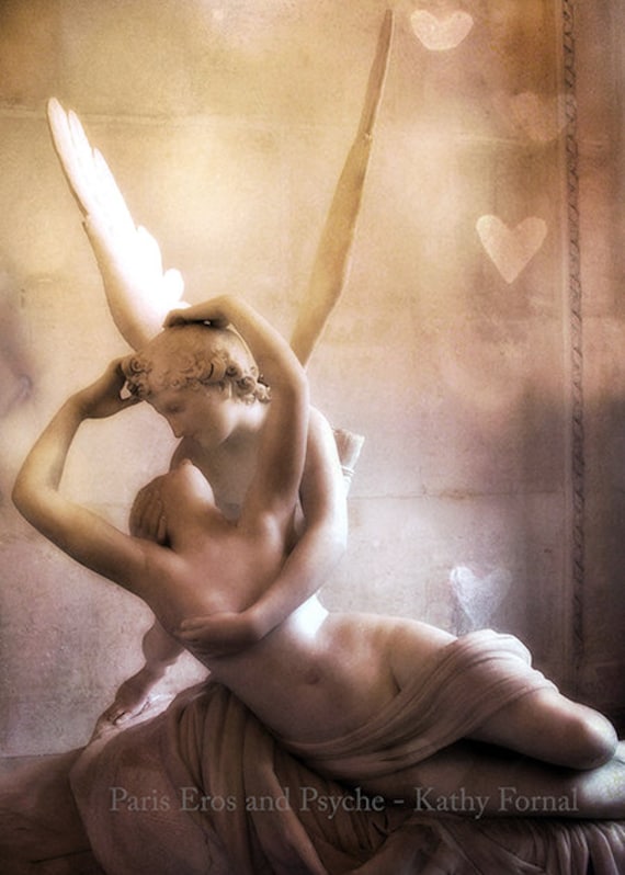 Eros Psyche Paris In Love Paris Photography Paris Eros Etsy
