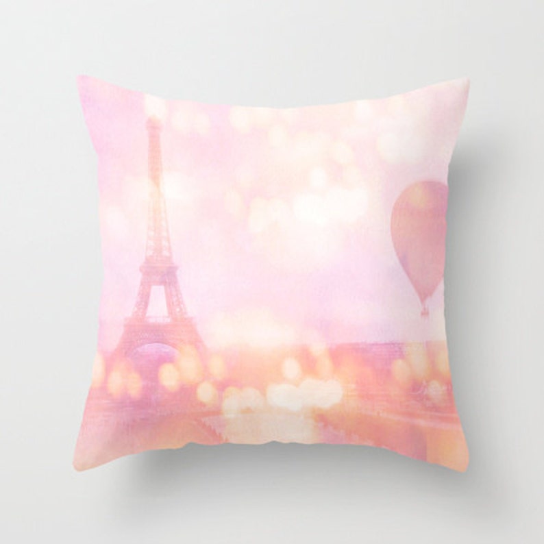 Paris Throw Pillows Eiffel Tower Pillows Paris Baby Girl Etsy