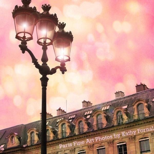 Paris Street Lamps Print, Paris Photography, Place Place Vendome Street Lamp Lantern, Paris Architecture, Paris Street Lamps Wall Prints