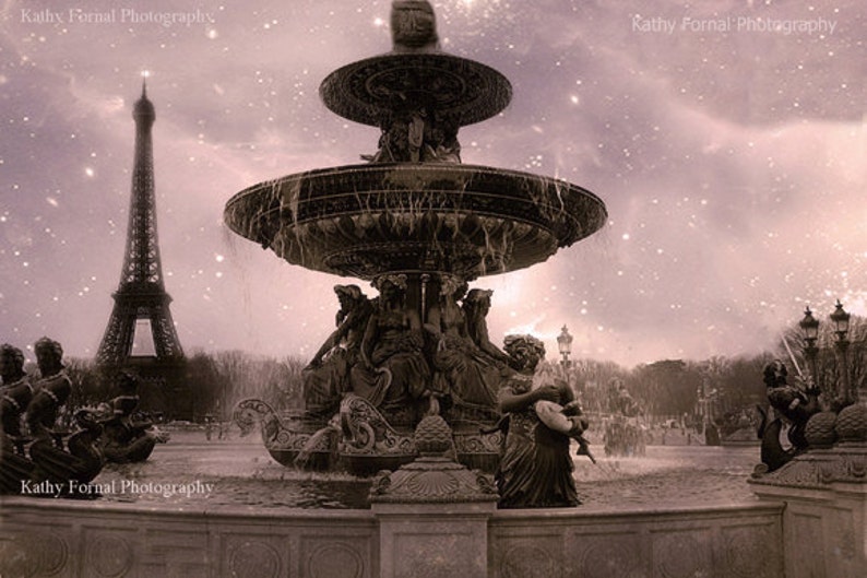 Fotografia Di Parigi Stampe Della Torre Eiffel Stampa Rosa Etsy