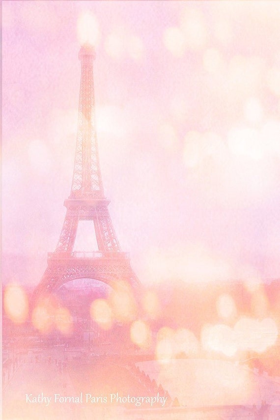 Paris Baby Girl Nursery Decor Paris Photography Dreamy Pink Etsy